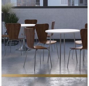 Jemini Bistro Trumpet Tbl Small Wht