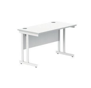 Polaris Rect Cant Desk 1200Mm Awht