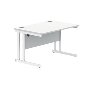 Polaris Rect Cant Desk 1200Mm Awht