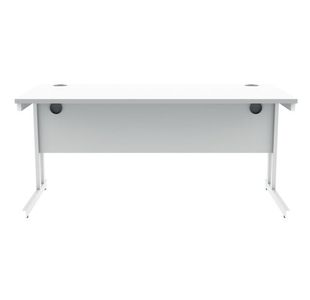 Polaris Rect Cant Desk 1600Mm Awht