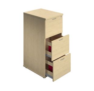 Jemini 3 Drw Filing Cab Maple