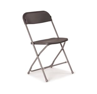 Titan Strt Back Folding Chair Char