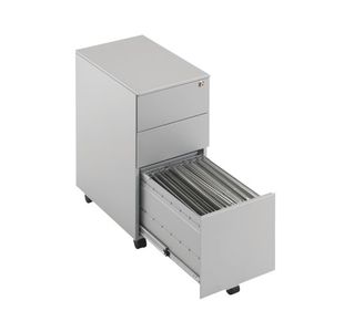 First 3 Drw Under Desk Pedestal Slv