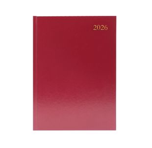 Desk Diary Dpp Appt A4 Burgundy 2026
