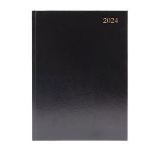 Desk Diary Dpp Appt A4 Black 2024