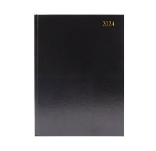 Desk Diary Wtv A5 Black 2024