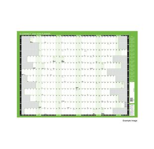 Q-Connect Year Planner Mounted 2025