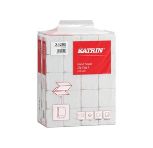 Katrin Classic Zigzag 2Ply Wht Pk20