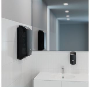 Katrin Folded Hand Towel M Disp Blk