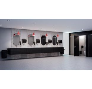 Katrin Plastic Towel Dispenser Black