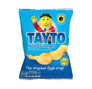 Tayto Salt And Vingr Crisps 45G Pk50