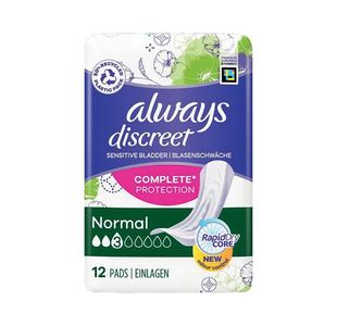 Always Discreet Normal Pads X12 Pk4