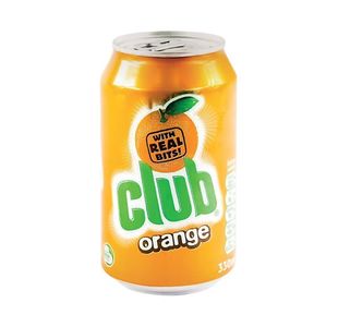 Club Orange Soft Drnk 330Ml Can Pk24