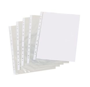 Clear A4 Punched Pocket Pk500