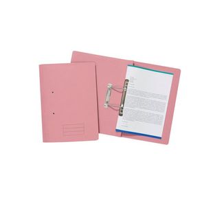 Spiral Files Foolscap Pink Pk50