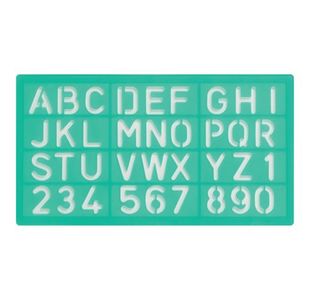 Linex Lettering Stencil 8500S Set P3