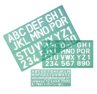 Linex Lettering Stencil 8500S Set P3