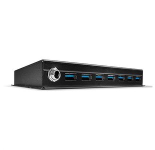 Lindy 7 Port Usb 3.0 Metal Hub Blk