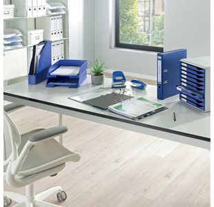 Leitz 180 Lach File 80Mm A4 Blu Pk10