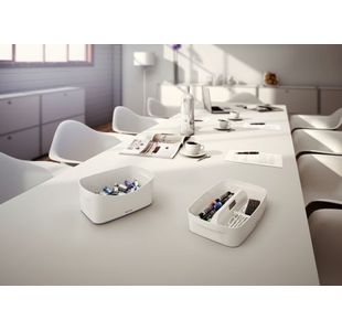 Leitz Mybox Org Tray/Hndl Lge Wht