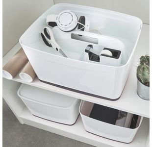 Leitz Mybox Org Tray/Handle Sml Wht