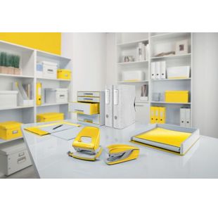 Leitz Wow Office Hole Punch Yellow