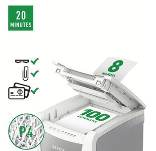 Leitz Iq Autofeed Cross-Cut P-4 Shrd