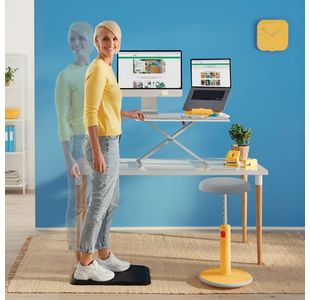 Leitz Ergo Adj Laptop Stand Warm Ylw