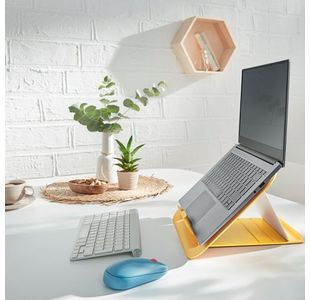 Leitz Ergo Adj Laptop Stand Warm Ylw