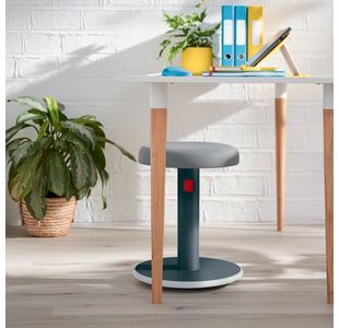 Leitz Ergo Cosy Sit/Stand Stool Gry