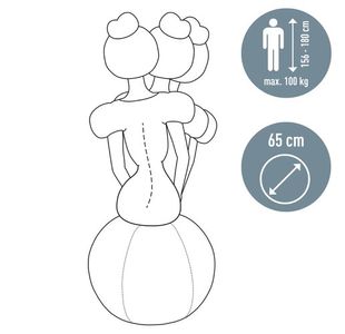 Leitz Ergo Cosy Sitting Ball Gry