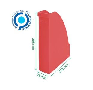 Leitz Recycle Mag File Plus A4 Red