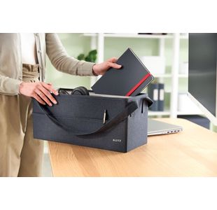 Leitz Fabric Hotdesking Work Bag Gry