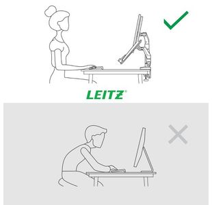 Leitz Ergo Dual Mon/Laptop Arm Dgry