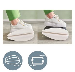 Leitz Ergo Adj Footrest Light Grey