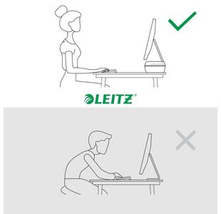 Leitz Ergo Monitor Stand Light Grey