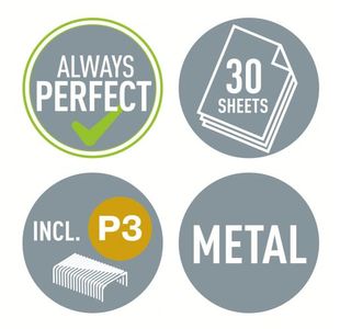 Leitz Wow Office Stapler Pearl Wht