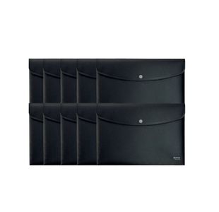 Leitz Recycle Doc Wallet A4 Blk Pk10