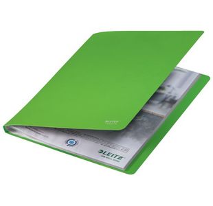 Leitz Recy Disp Bk A4 20Pkt Grn Pk10