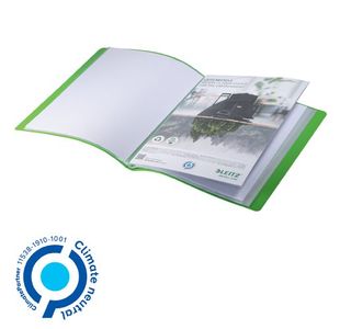 Leitz Recy Disp Bk A4 20Pkt Grn Pk10