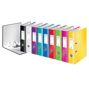 Leitz Wow Laf A4 80Mm Red Pk10