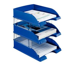 Leitz Plus Letter Tray Jumbo Black