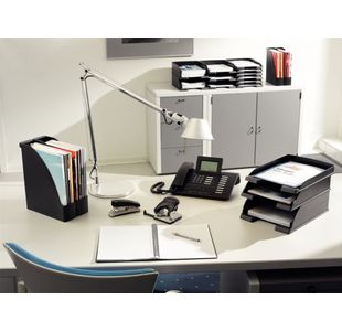 Leitz Plus Letter Tray Jumbo Black