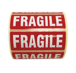 Fragile Parcel Labels 1000/Roll