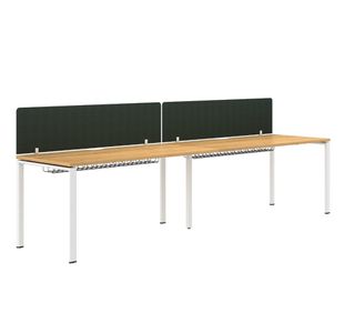 2 Person Single Row Bench Desk