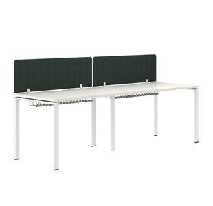 3 Person Single Row Bench Desk