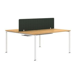 2 Person Double Row Bench Desk