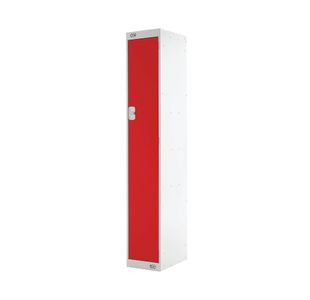 Single Compartment Locker 300 Red