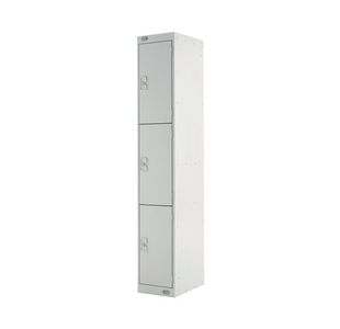 Three Compartment Locker 300 L/Grey