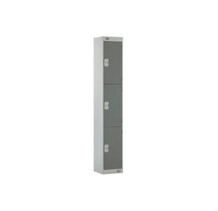 Three Compartment Locker 300 D/Grey